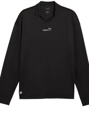 FENTY by Puma Black Long-Sleeve Polo Shirt Men’s/Unisex